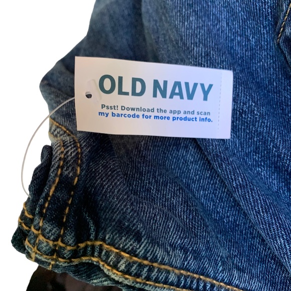 Old Navy Trucker Denim Jean Jacket 4XL Blue Med Wash NWT - Picture 5 of 7